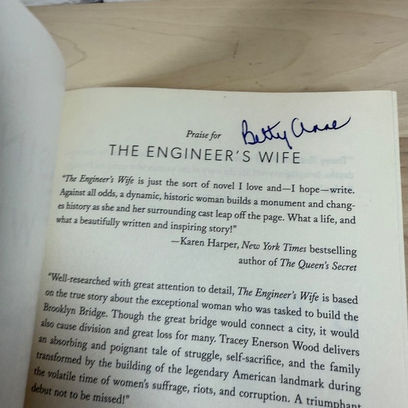 THE ENGINEER'S WIFE by Tracey Enerson Wood Buy 1 for $12, 2 for $20, 3 for $24! - Picture 3 of 3